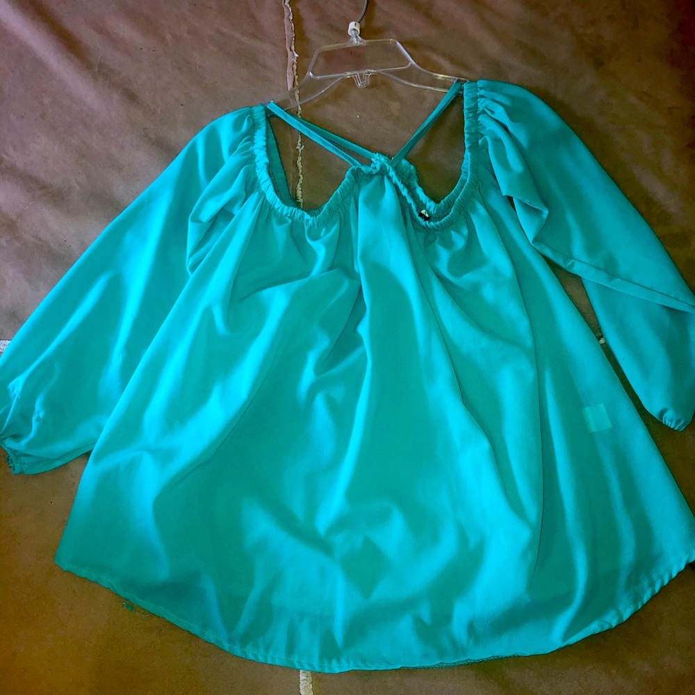 Turquoise Blouse